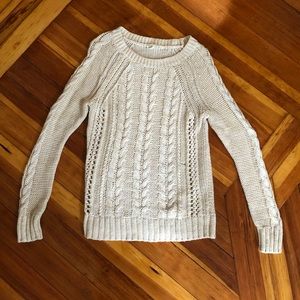 Braided Pullover Sweater